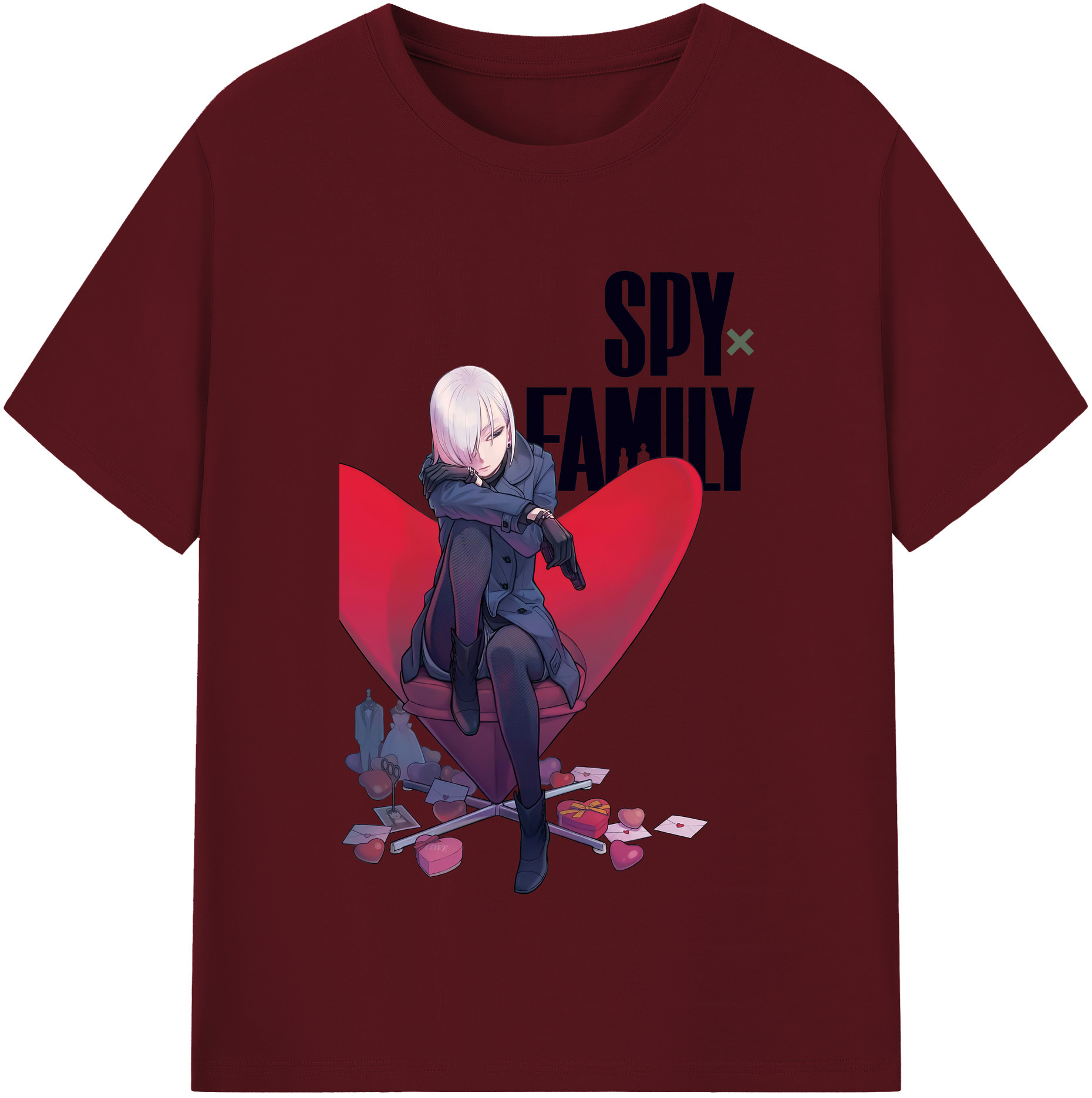 （画像用） SPY×FAMILY间谍家家酒 綿100％半袖Tシャツ（フロントプリント）
